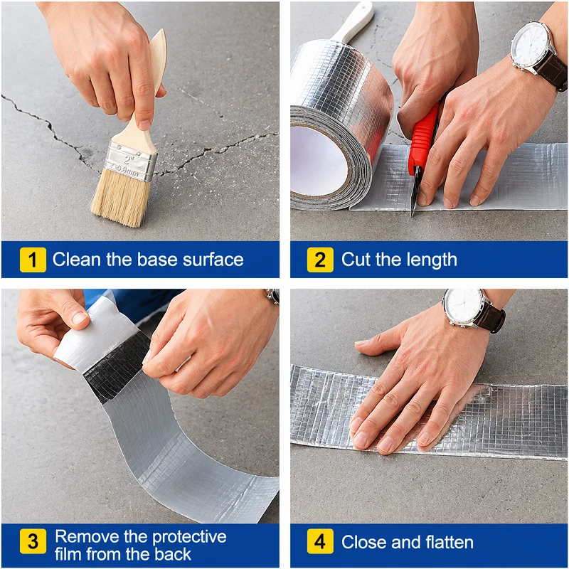 01 Pcs Flex Waterproof Butyl Tape – Strong Waterproof Sealing & Repair Tape