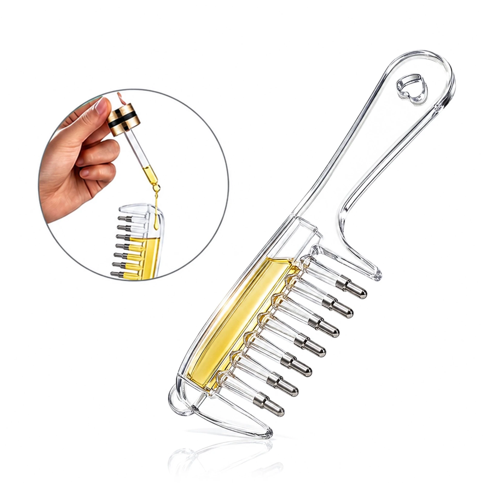 Scalp Applicator Hair Comb – Easy Hair Oil & Scalp Treatment Applicator